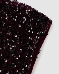 M.N.G - Sequin Dress With Open Back