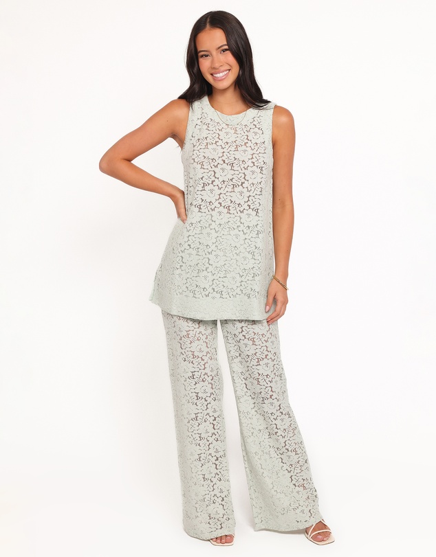 Petal & Pup - Sammy Embroidered Set - Mint Green