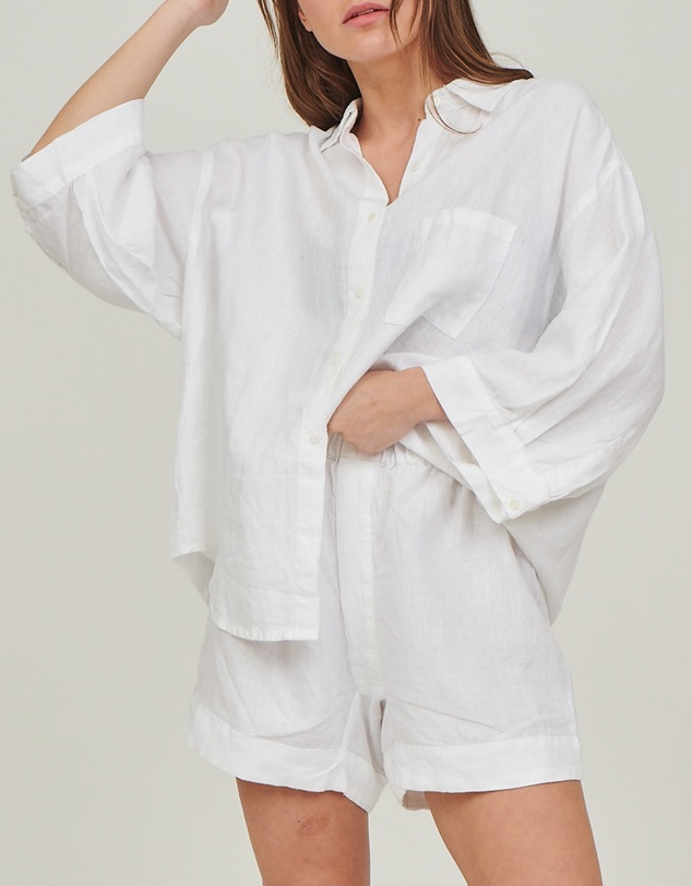 Carlotta + Gee - 100% Linen Shorts