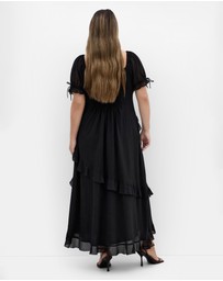 City Chic - Shayla Ruffle Maxi Dress