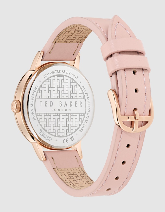 Ted Baker - Phylipa 36mm Pink Leather Watch