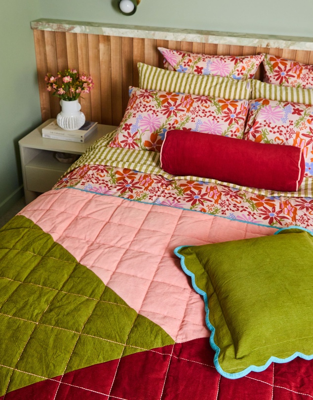 Mosey Me - Corduroy Quilted Throw