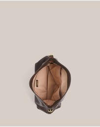 VESTIRSI - Serena Dark Chocolate Leather Hobo Bag