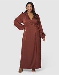 Pink Dusk by Curve Project - Crazy In Love Maxi Dress