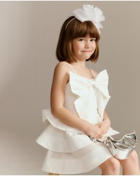 Bardot Junior - Tulip Lace Bow Dress - Kids-Teens