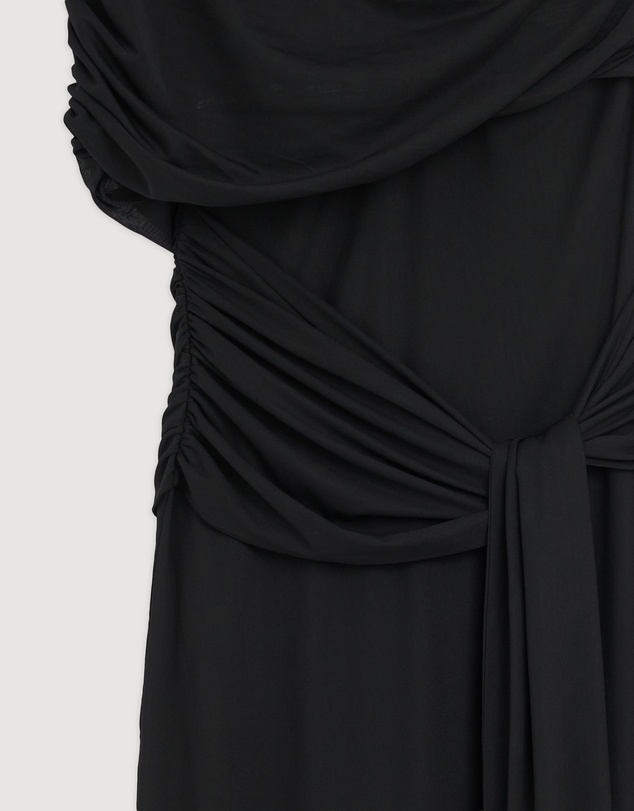 Revibe - Repaired CHANCERY Margot One Shoulder Drape Maxi Dress - AU 18