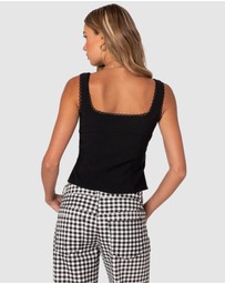 EDIKTED - Odette Split Front Tailored Top