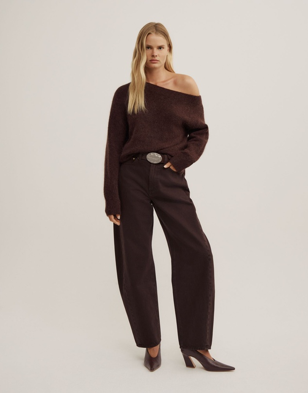 Witchery - Fluffy Asymmetric Knit