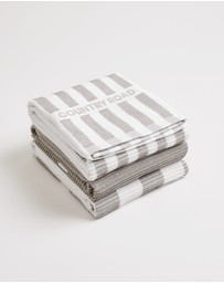 Country Road - Cr Stripe Australian Cotton Tea Towel Pack Of 3