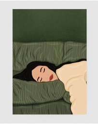 Inka Arthouse - Resting Woman Art Print