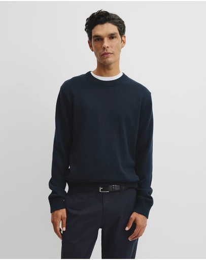 Country Road - Australian Good Earth Cotton Crew Neck Knit