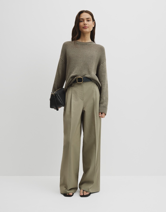 Country Road - Organically Grown Cotton Tape Yarn Sweater