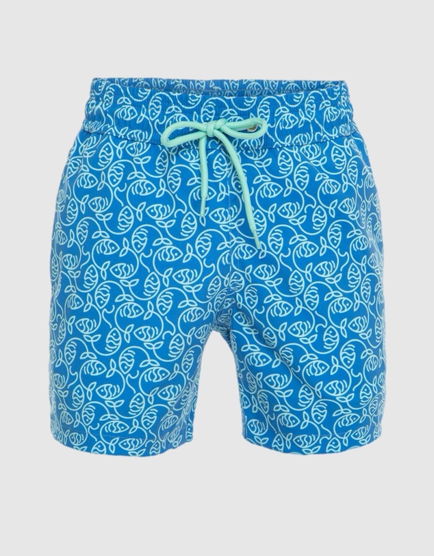 Tolu Australia - Boys Swim Shorts With Fishes