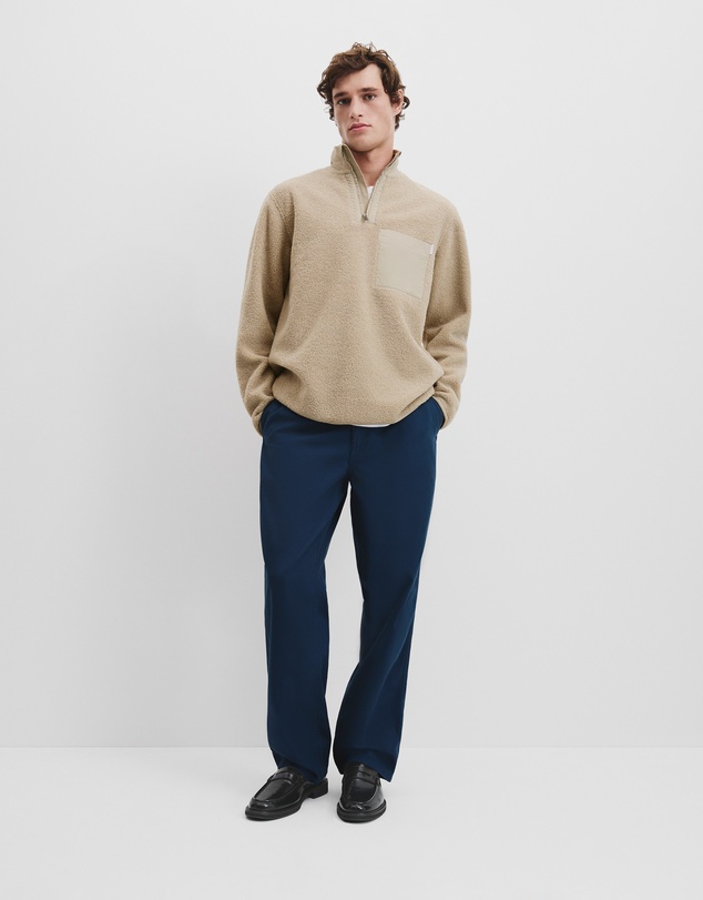 Country Road - Polyester Half Zip Sweat