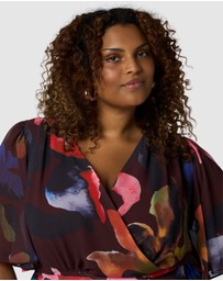 Pink Dusk by Curve Project - Hypnotic Maxi Dress
