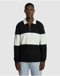 yd. - Trenton Long Sleeve Polo Shirt