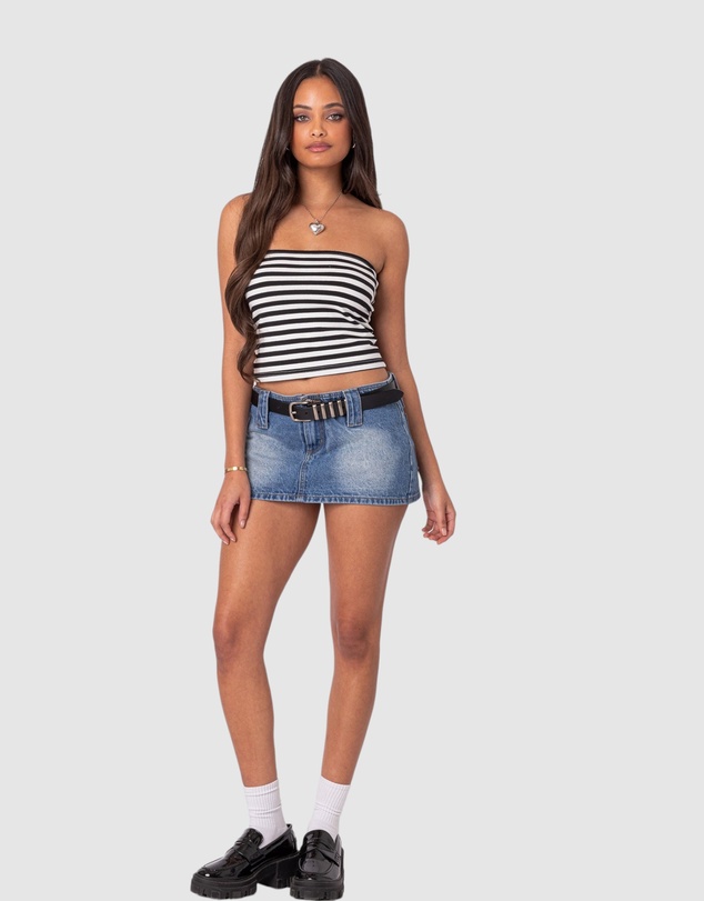 EDIKTED - Alta Striped Tube Top