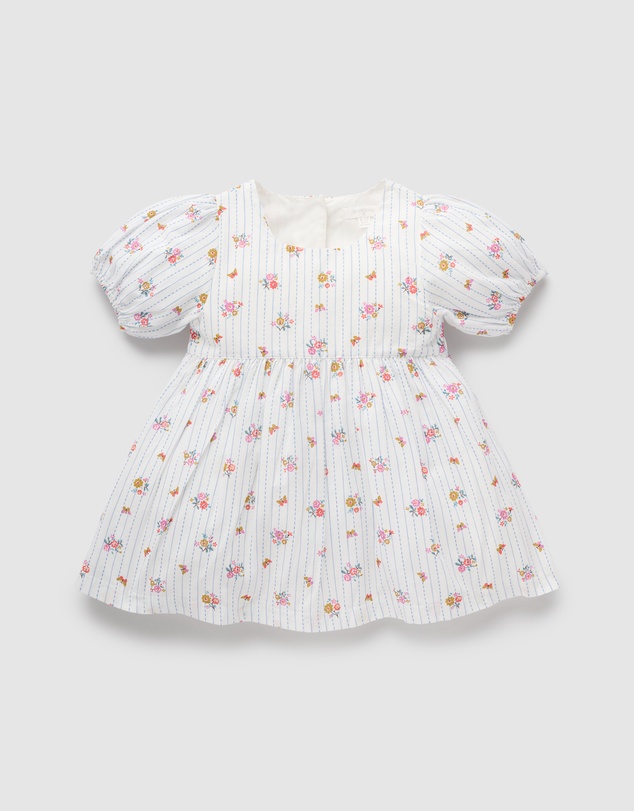 Purebaby - Linen Blend Dress-Kids-Babies