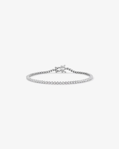 Michael Hill - 0.90 Carat TW Laboratory-Grown Diamond Tennis Bracelet set in 10kt White Gold