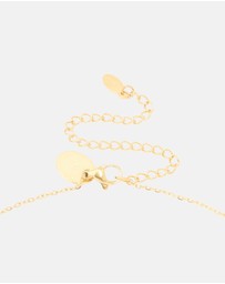 Lovisa - Waterproof Gold Plated Stainless Steel Cubic Zirconia Scorpio Necklace