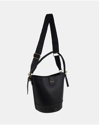 Milleni - Milleni Ladies Vegan Leather Bucket Crossbody Bag
