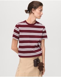 M.N.G - Striped Short-Sleeved T-Shirt