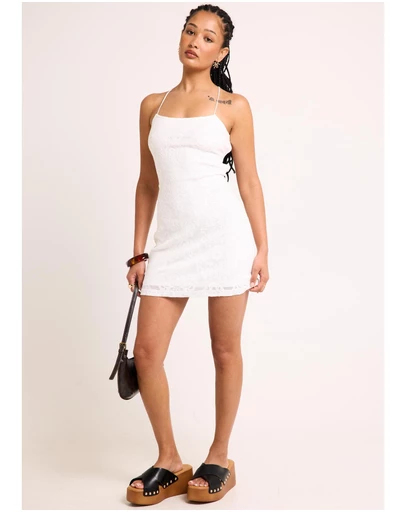 Subtitled - Vista Lace Knit Mini Dress