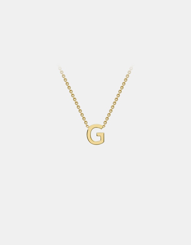 Zoe Olivia - 9K Gold Initial G Necklace