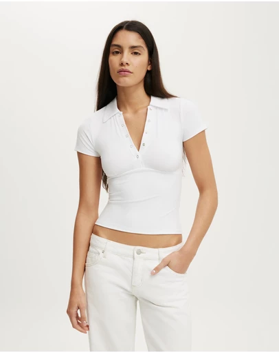 Cotton On - Hold Me Polo Short Sleeve
