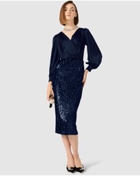 SACHA DRAKE - Sequin Pencil Skirt