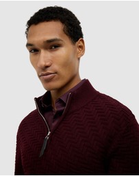 Politix - Barker Quarter Zip Knit