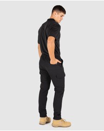 UNIT Workwear - UNIT Mens Cuffed Cargo Flexlite Utility Pants