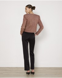 Cirkular - Pre-Loved - Scanlan Theodore Metallic Rose Gold Top