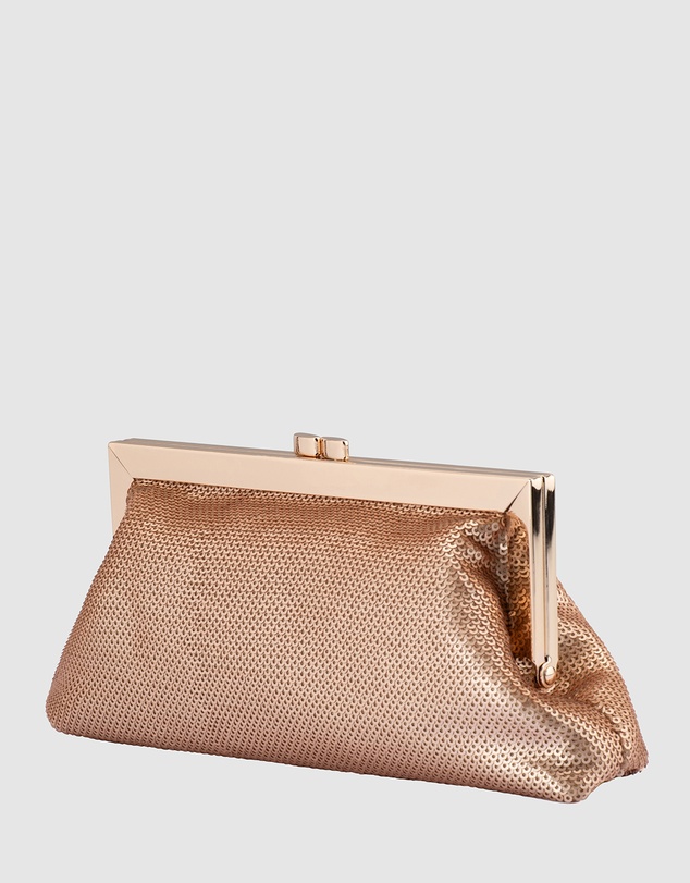 Olga Berg - Zephyr Sequin Clutch