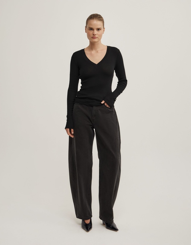 Witchery - Fine V-neck Long-sleeve Top