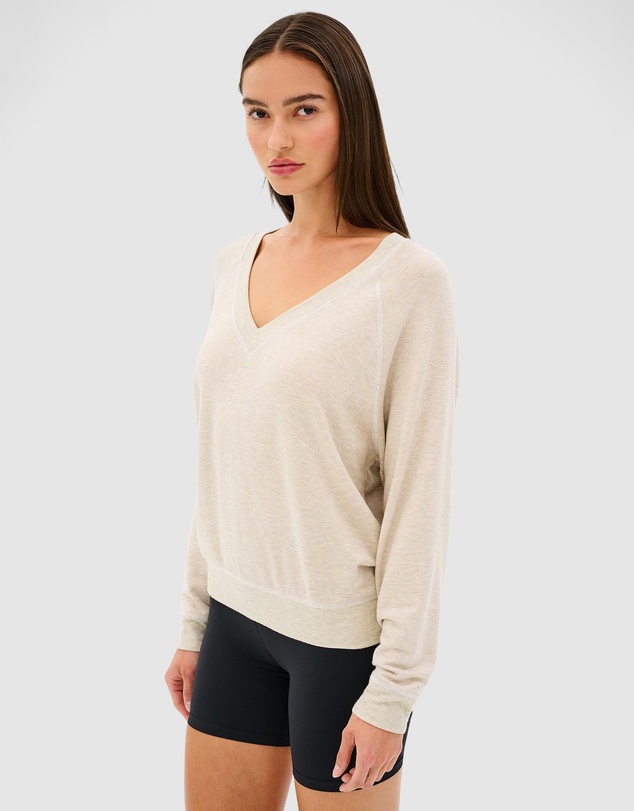 Splits59 - Bennie Fleece V-Neck Sweatshirt