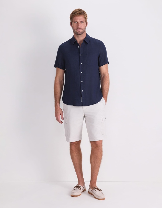 Sportscraft - Short Sleeve Linen Shirt