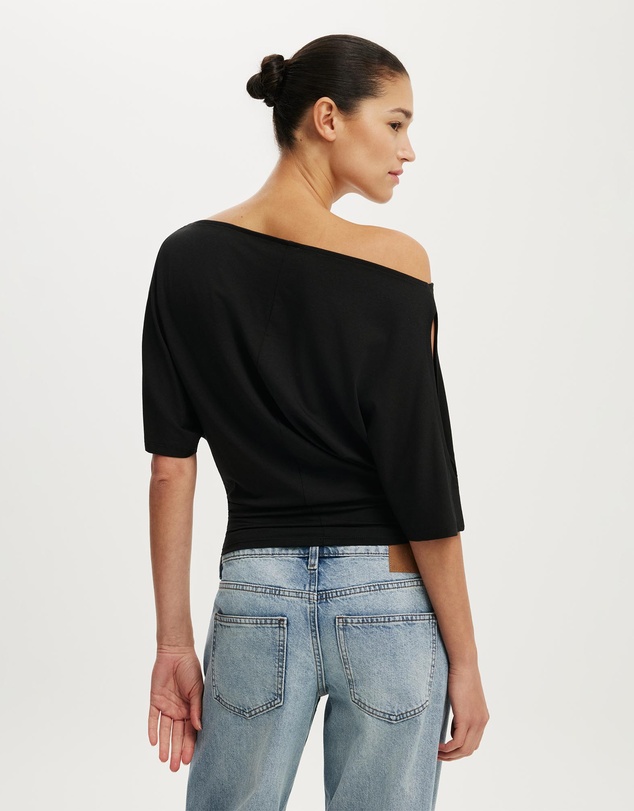 Cotton On - Sonny Cold Shoulder Short Sleeve