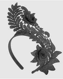 Max Alexander - Lace Crown Headband Fascinator