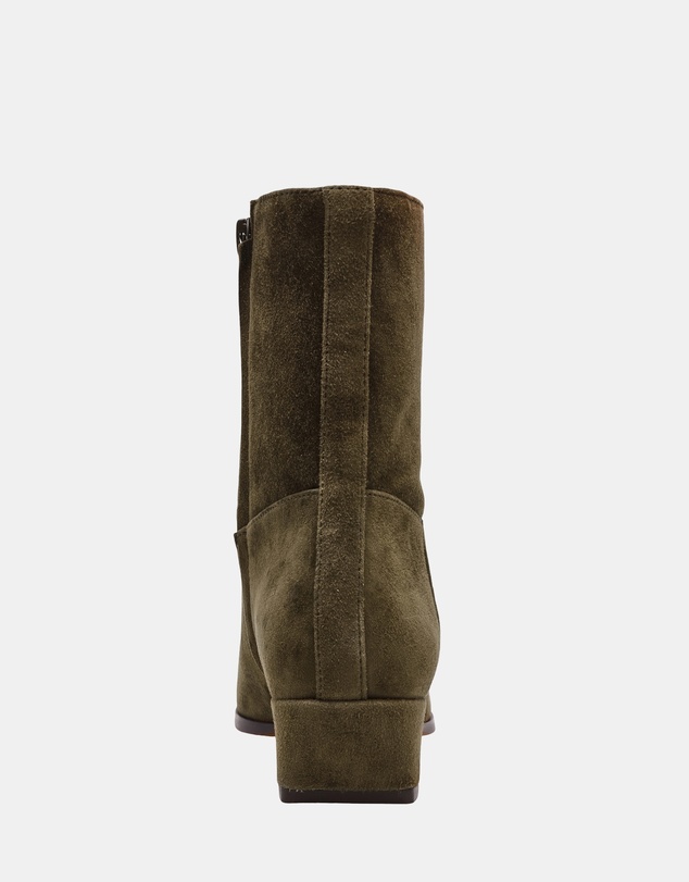 Steve Madden - Dusty Olive Suede Boots