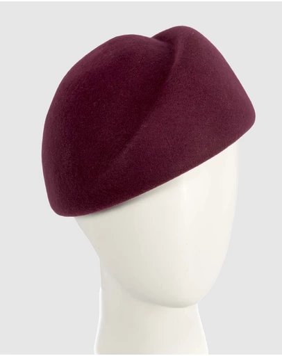 Max Alexander - Winter Burgundy Felt Designer Hat