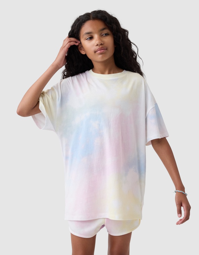 GAP - SS Tie Dye Extra Relaxed Tunic Tee - Teens