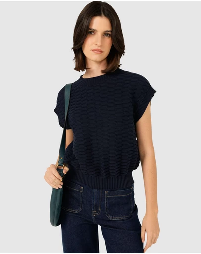 SACHA DRAKE - Bubble Knit Top
