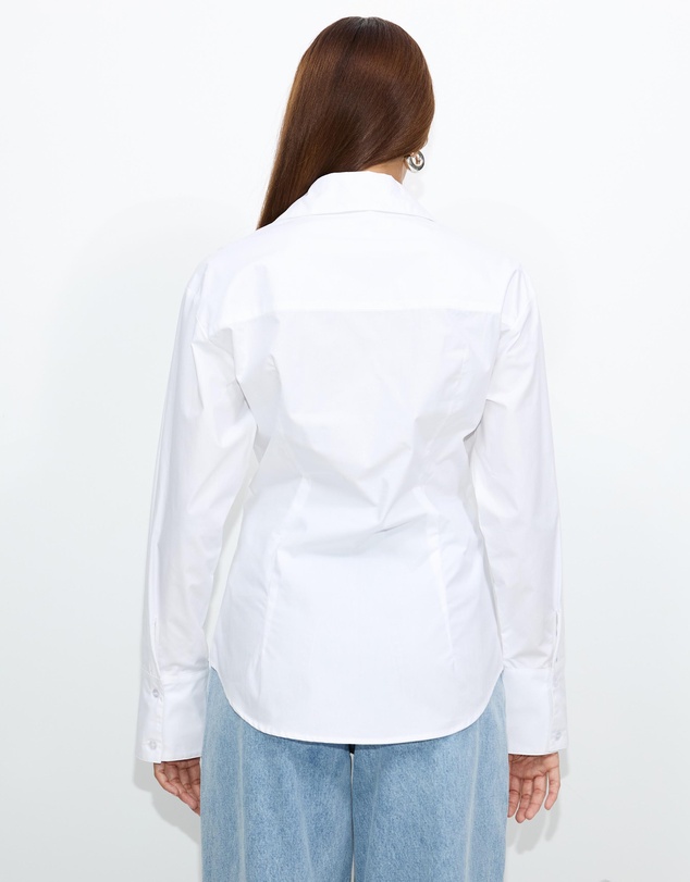 Dazie - Em Asymmetrical Button Up Shirt