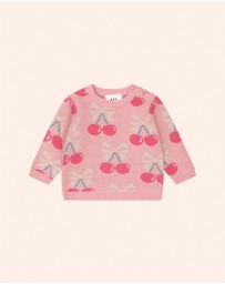 Huxbaby - Cherry Bow Pullover - Babies-Kids