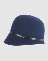 Max Alexander - Felt Navy Fashion Bucket Hat
