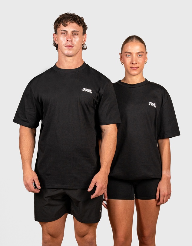 TWL - Oversized T-Shirt Eat Pasta Run Fasta V2