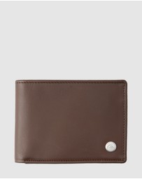 Quiksilver - Mens Mac Tri Fold Leather Wallet