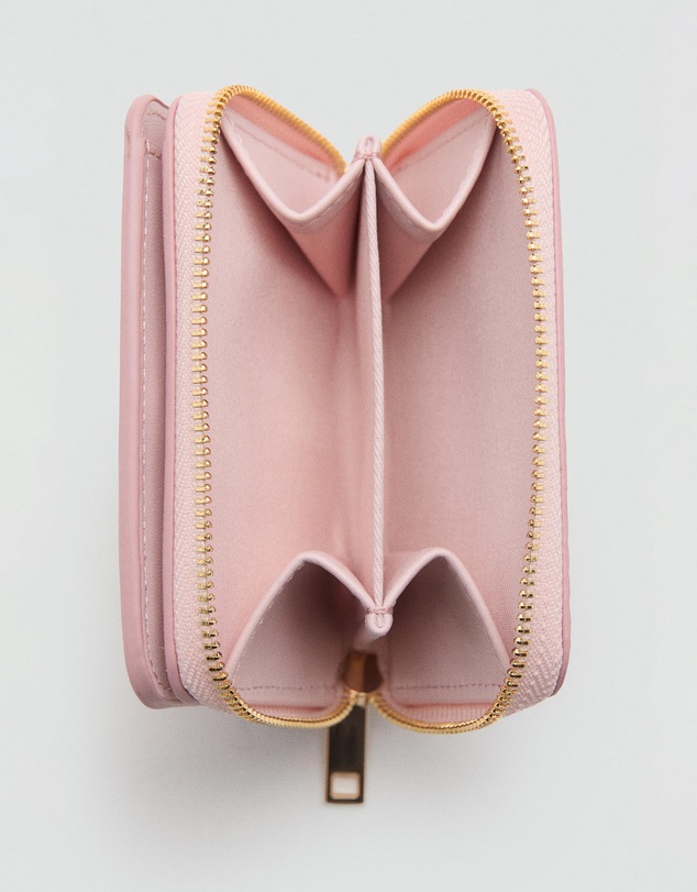 M.N.G - Small Wallet with Croc Effect