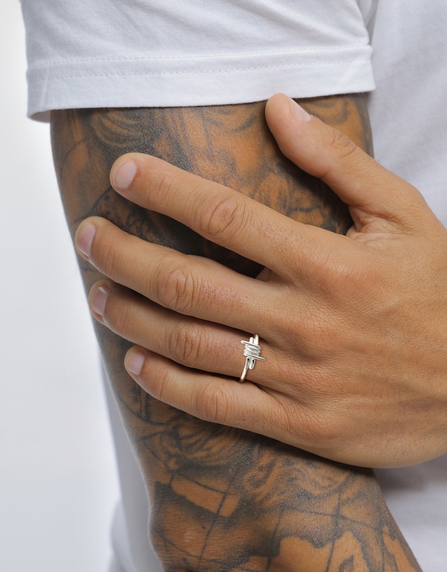 Kuzzoi - ICONIC EXCLUSIVE - Wire Band Ring in 925 Sterling Silver